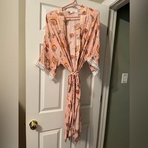 Carly Jean Los Angeles Lightweight Kimono - One Size